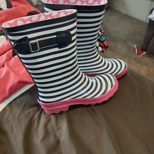 Time and True Woman's Stripe Boots
